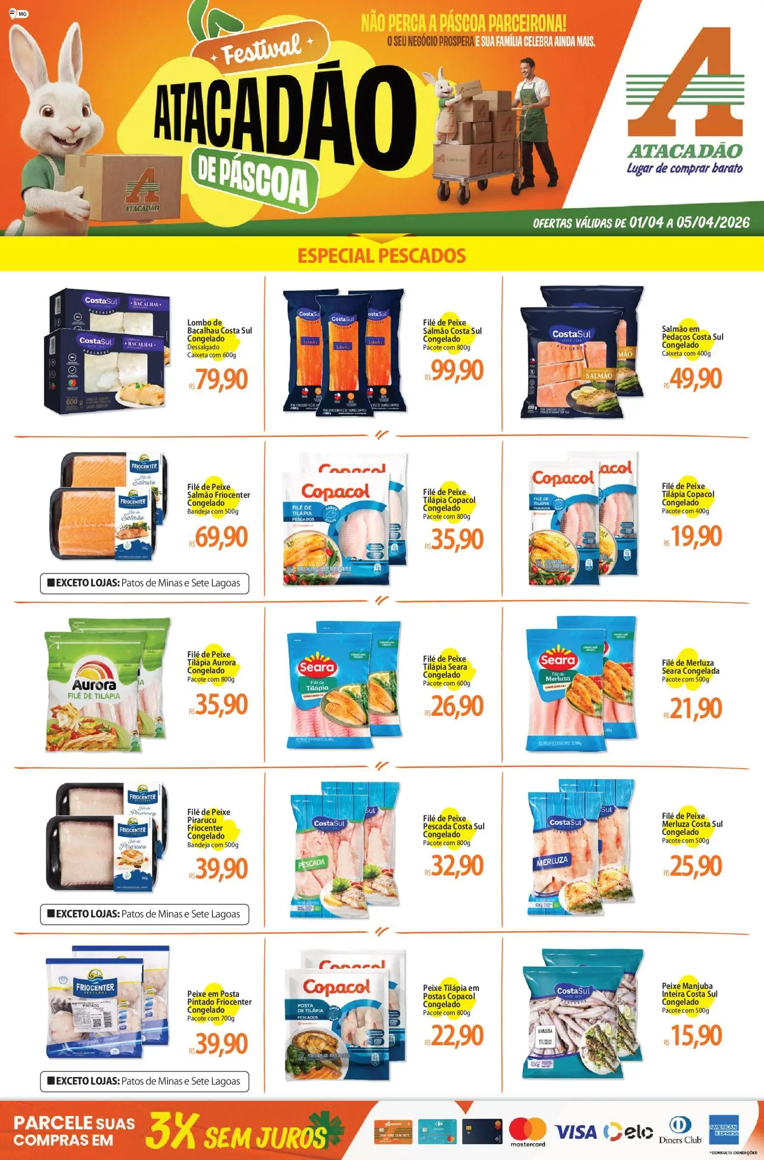 Pré-Visualização do folheto "Atacadão ofertas - MG" da loja Atacadão válido a partir de 01/04/2026