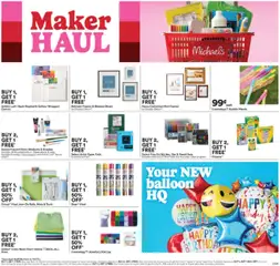 Un aperçu du dépliant Weekly flyer / circulaire du magasin Michaels est valide à partir 8 août 2025