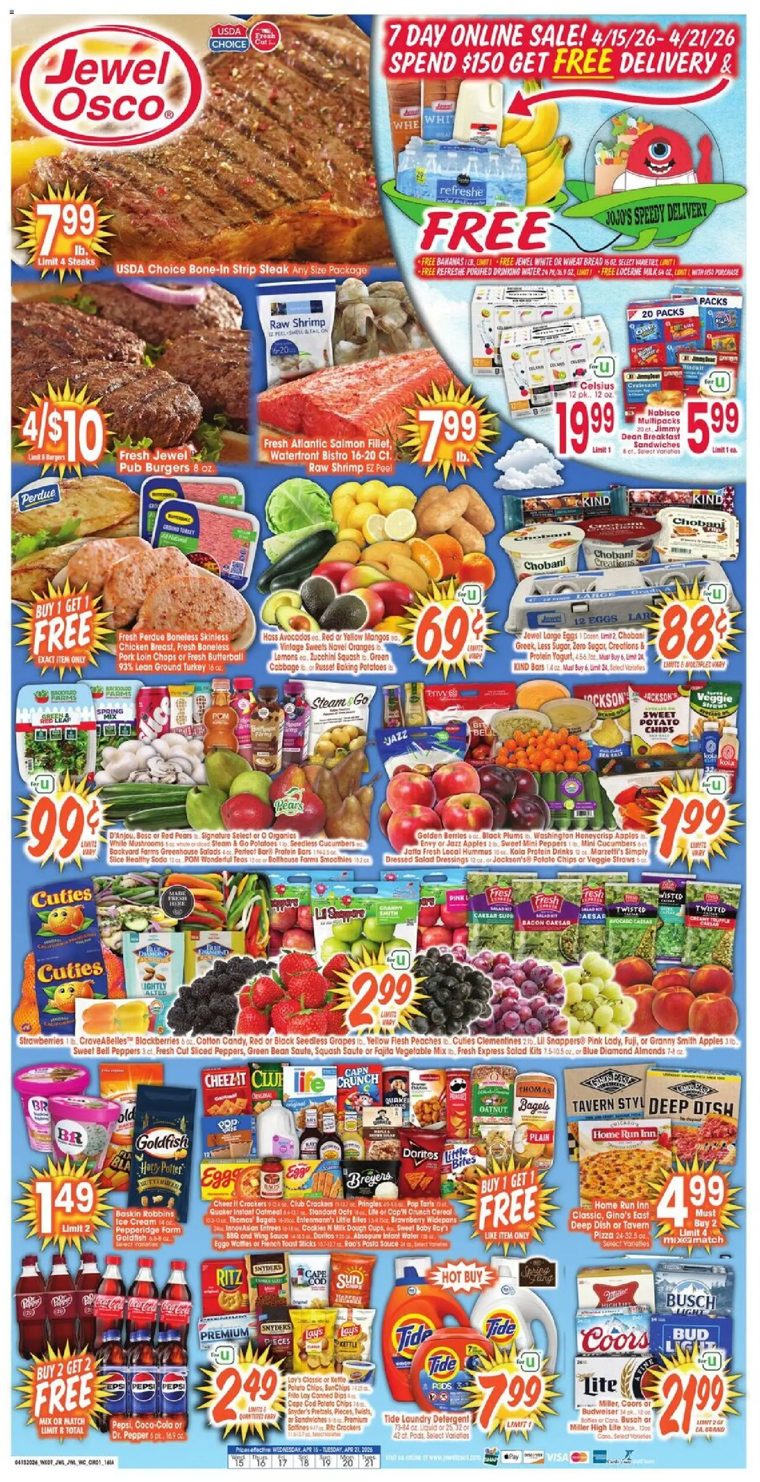 Ad Preview of Jewel Osco Jewel Osco Weekly Ad - IA from 04/15/2026