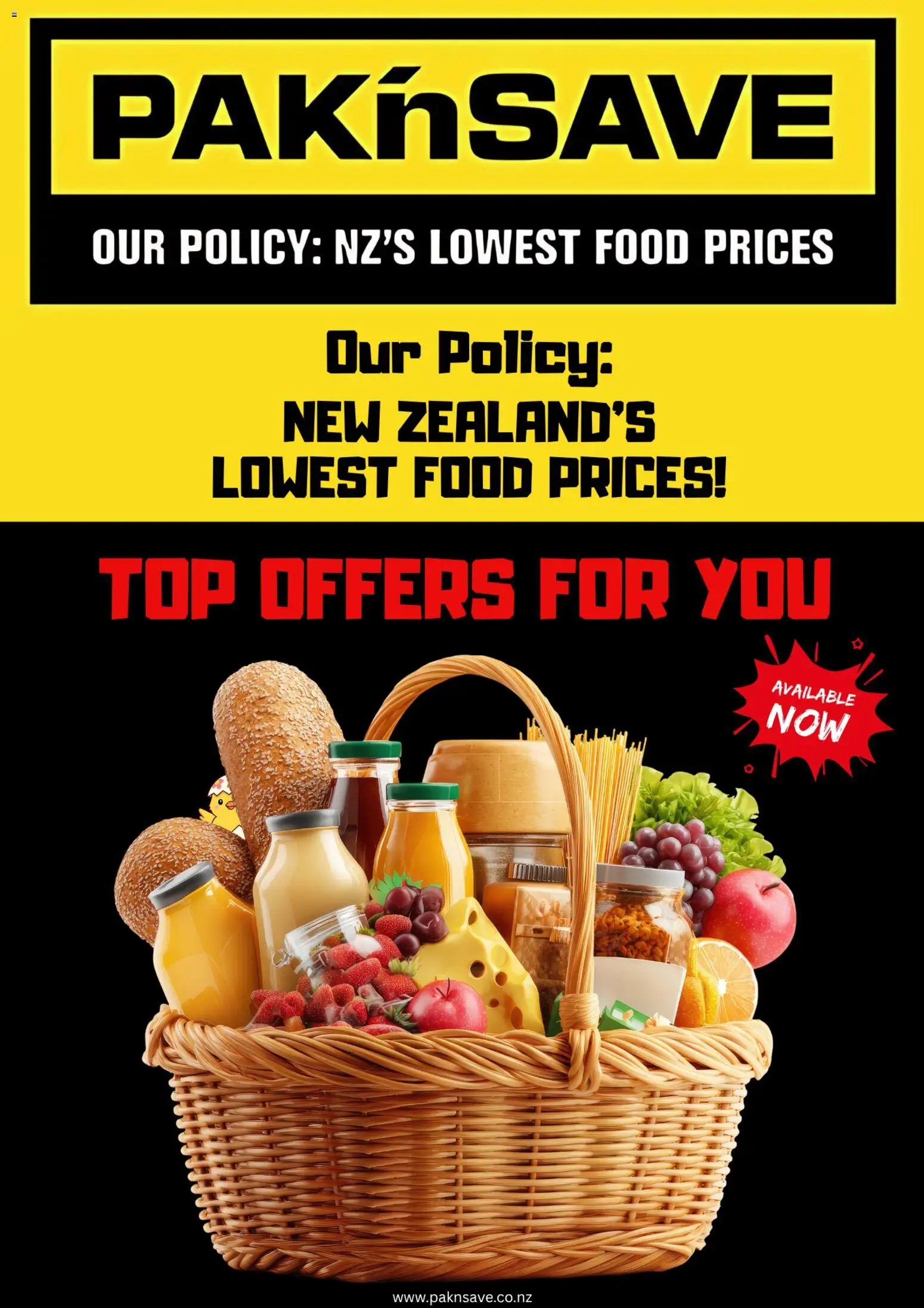 Preview of catalogue Pak n Save catalogue from shop Pak n Save valid 6 Apr 2026