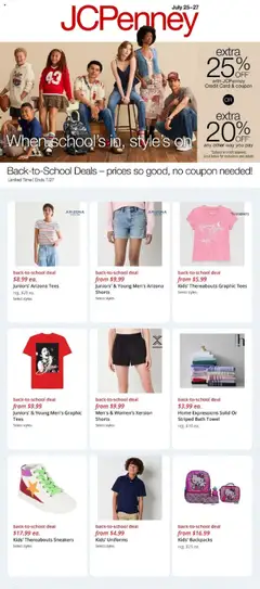 Ad Preview of JCPenney Store Ads from 07/25/2025
