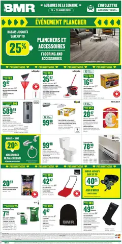 Preview of leaflet Weekly flyer / circulaire from shop BMR is valid from Jan 15, 2026