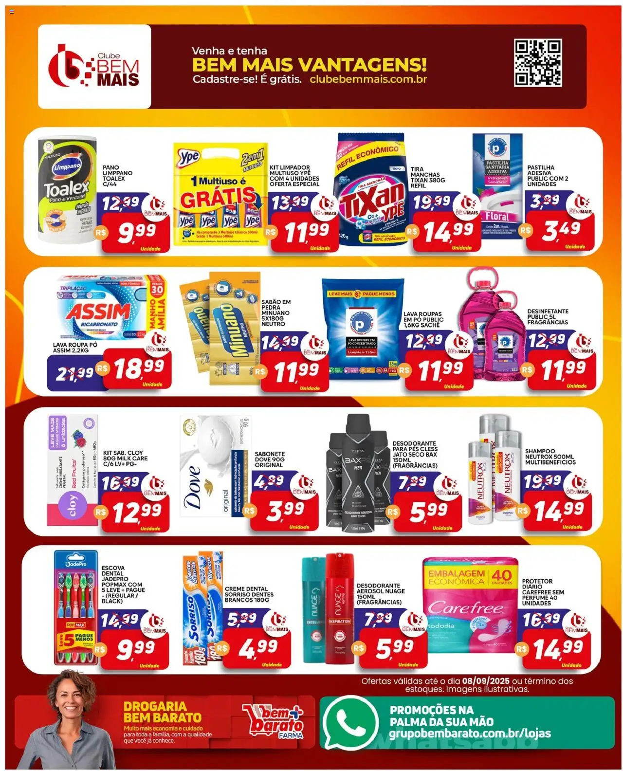 Supermercado Bem Barato folheto "Ofertas da semana" válido a partir de 05/09/2025 - número de página 1