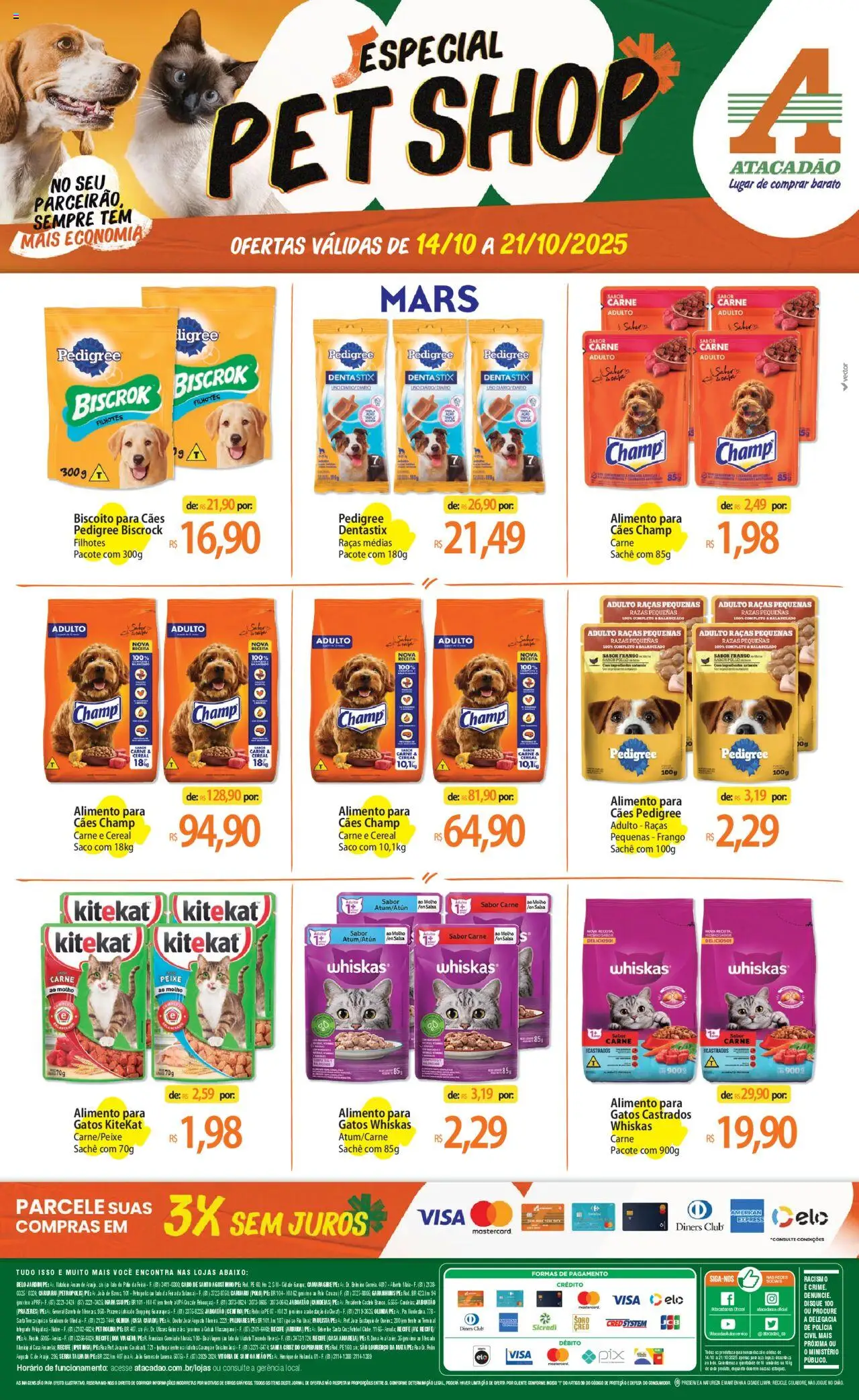 Atacadão folheto "Ofertas - PE" válido a partir de 14/10/2025 - número de página 1