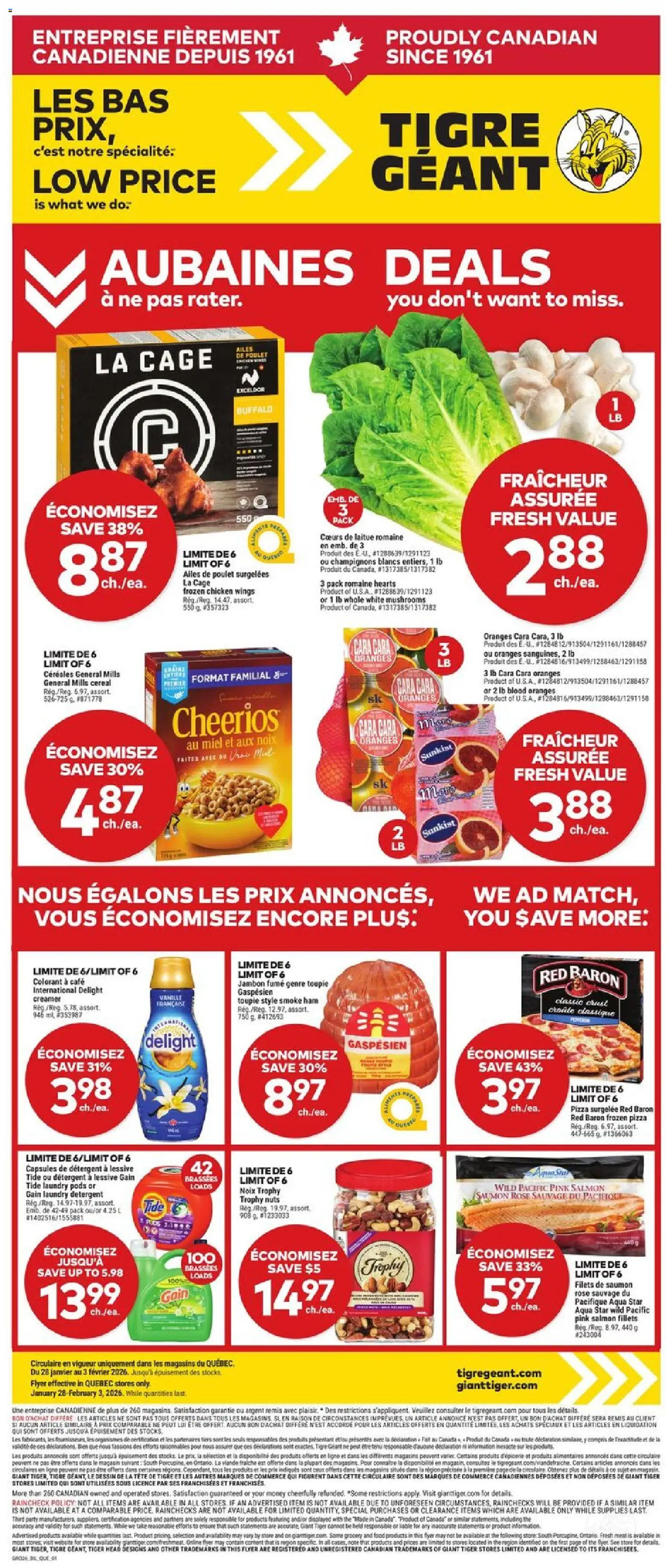 Preview of leaflet Weekly Flyer from shop Giant Tiger is valid from Jan 28, 2026