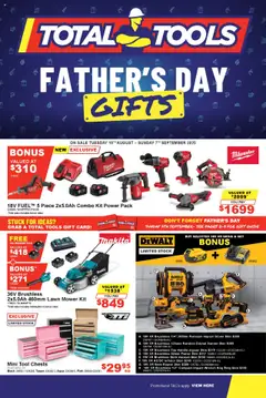 Preview of catalogue Catalogue from shop Total Tools valid 19/08/2025