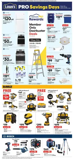 Ad Preview of Lowe's In Store Promotion from 07/21/2025