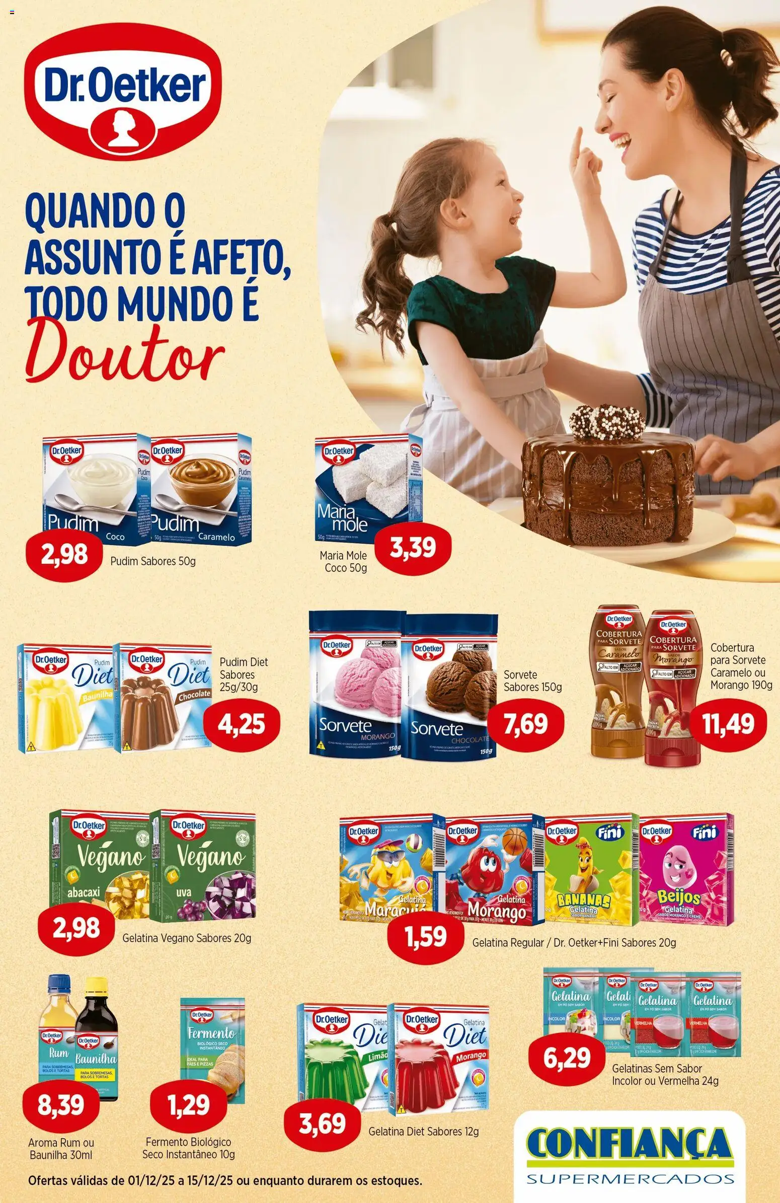 Pré-Visualização do folheto "Ofertas Dr. Oetker" da loja Confiança válido a partir de 01/12/2025