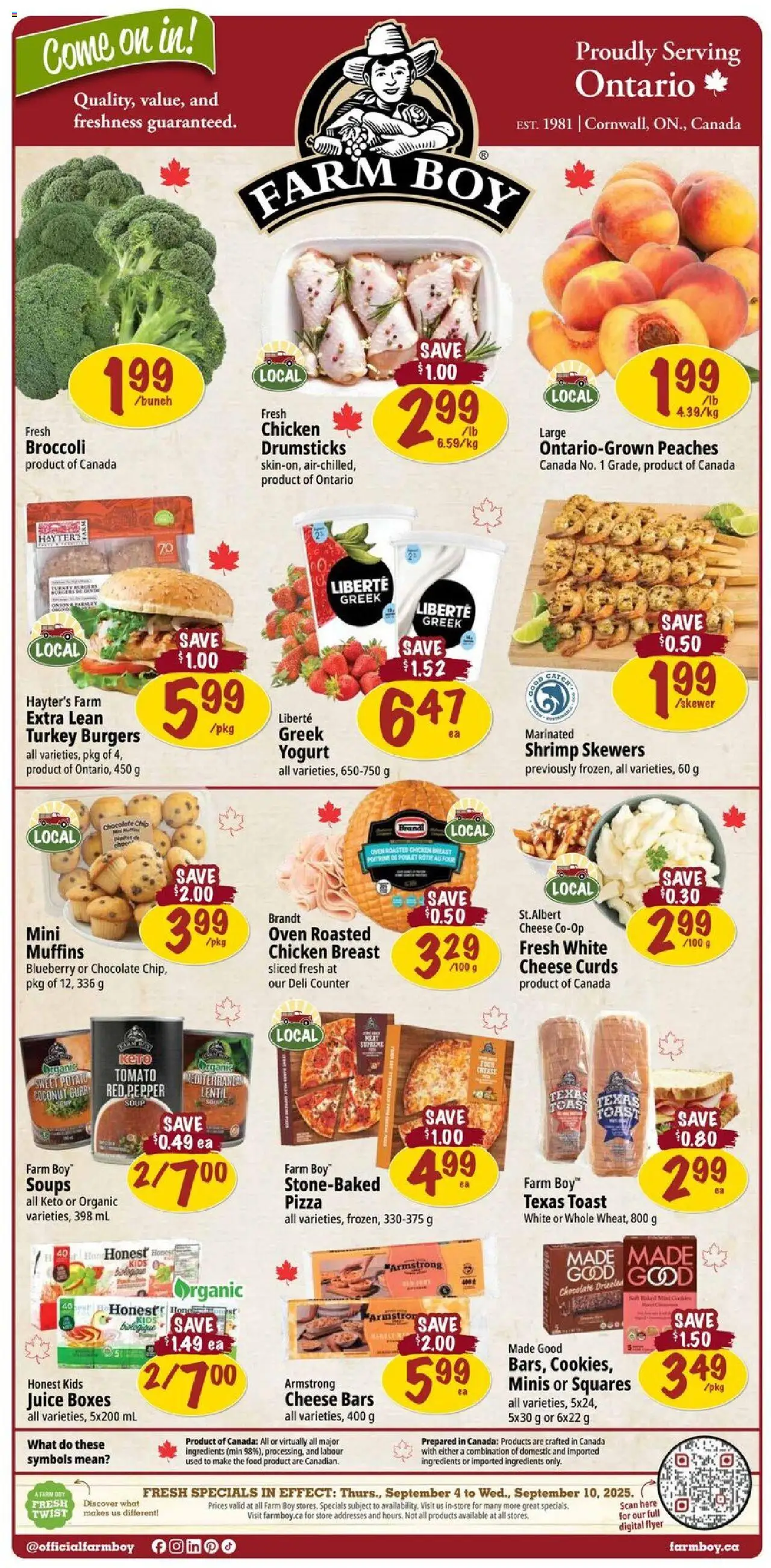 Farm Boy flyer valid from Sep 04, 2025 - page number 1