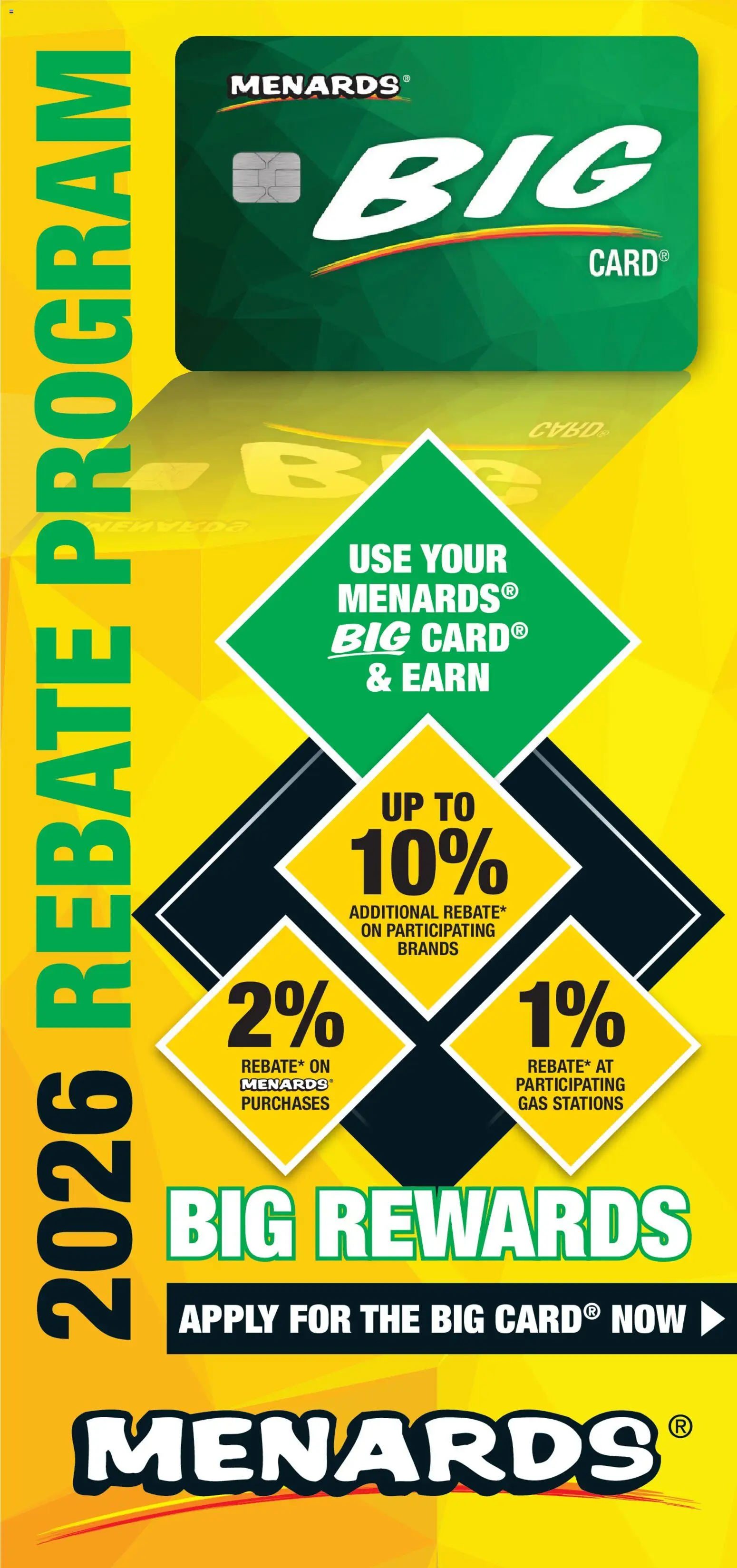 Ad Preview of Menards Big Rewards Catalog from 01/01/2026