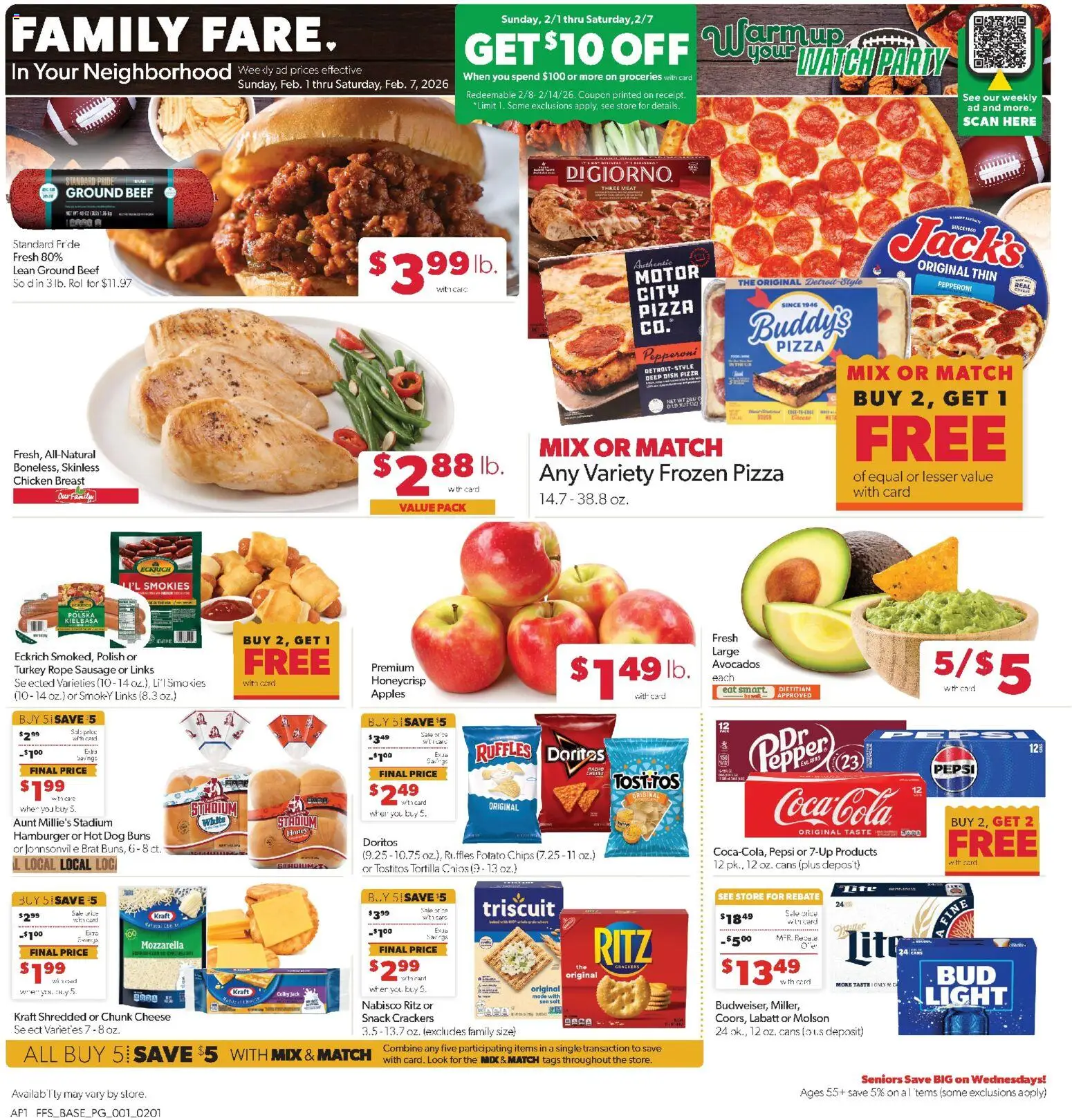 Ad Preview of Family Fare Weekly Ad from 02/01/2026