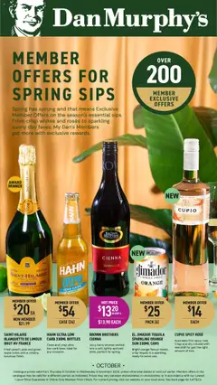 Preview of catalogue Catalogue NSW from shop Dan Murphy's valid 09/10/2025