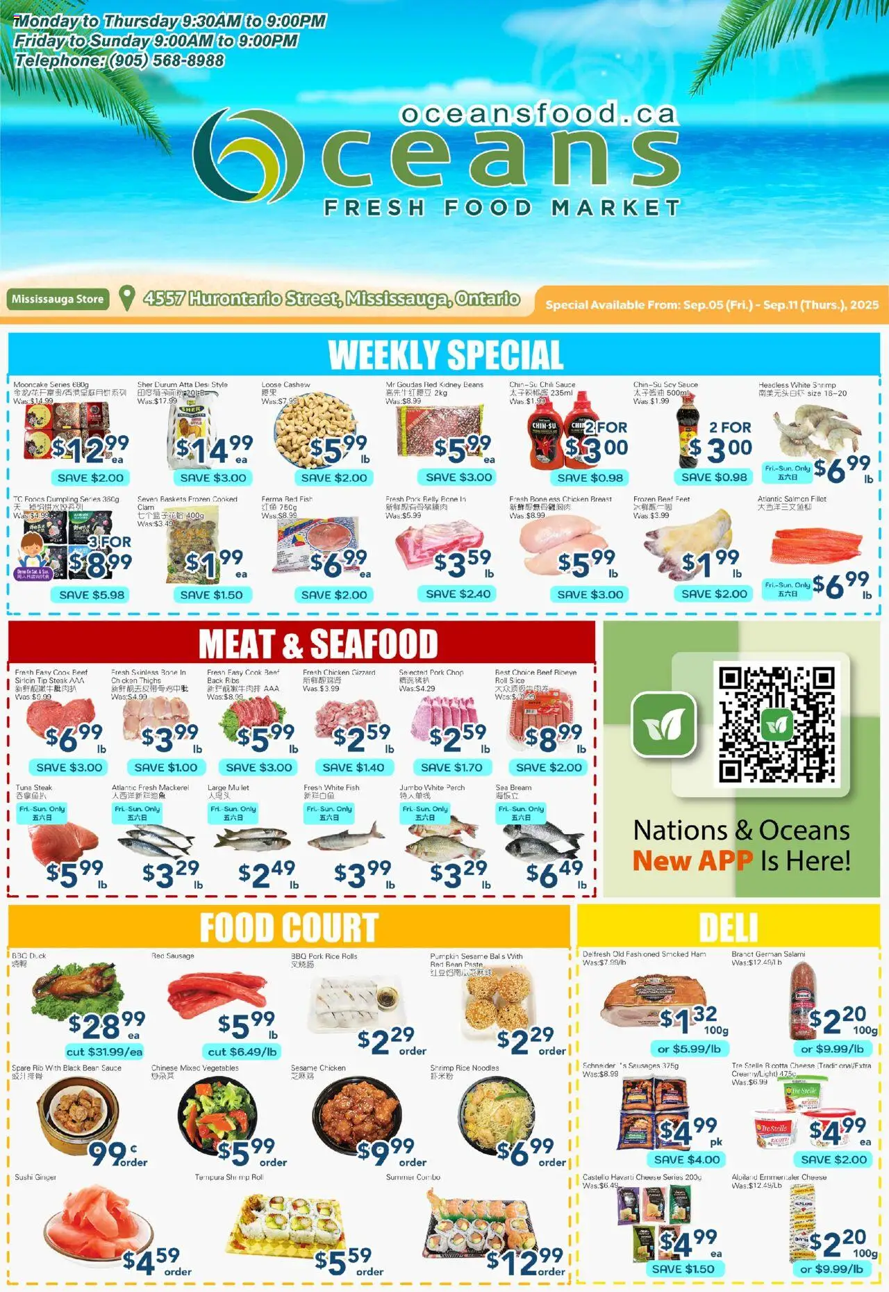 Oceans flyer valid from Sep 05, 2025 - page number 1