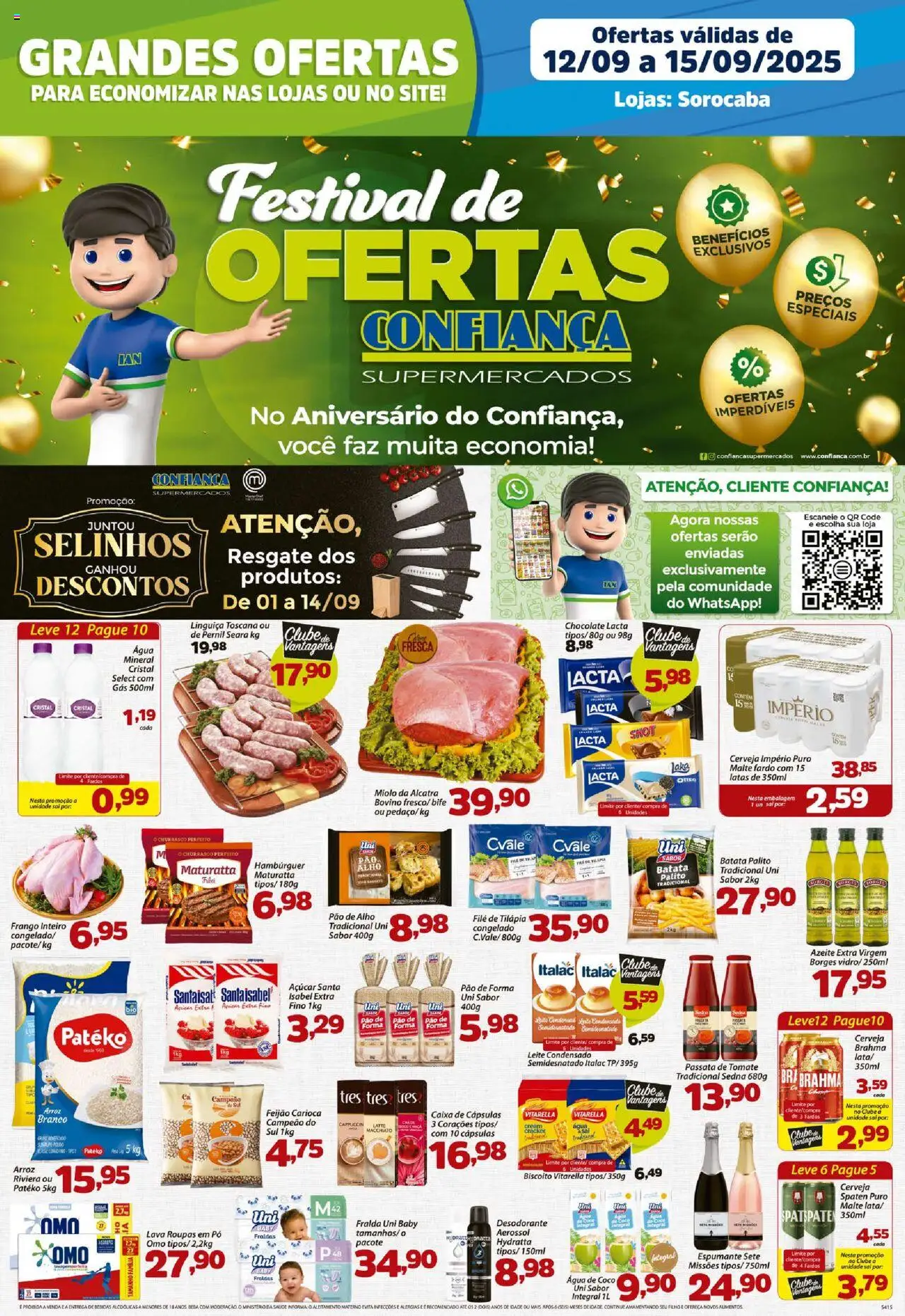 Confiança folheto "Ofertas da semana" válido a partir de 12/09/2025 - número de página 1