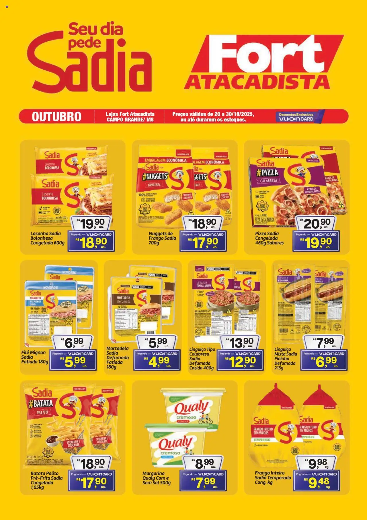 Fort Atacadista folheto "Ofertas BRF" válido a partir de 20/10/2025 - número de página 1