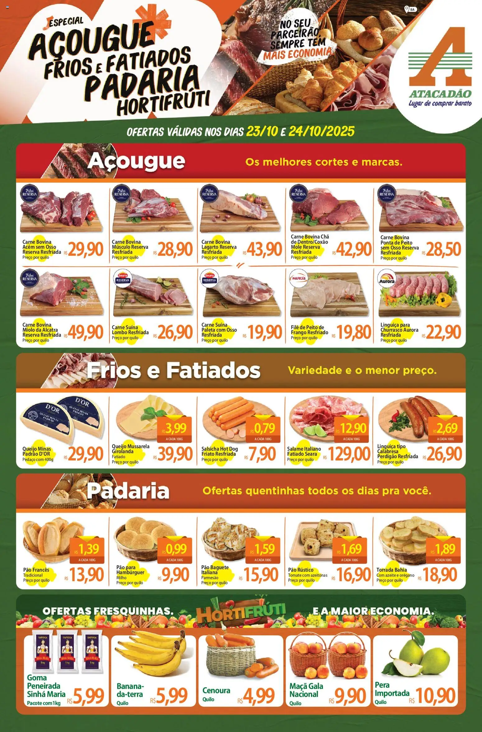 Atacadão folheto "Ofertas - BA" válido a partir de 23/10/2025 - número de página 1