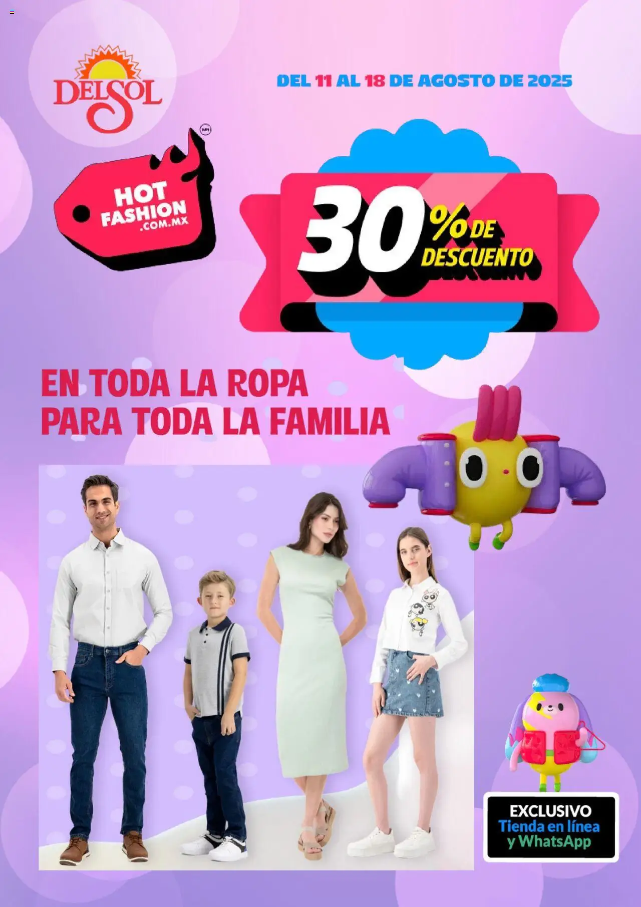 Hot Sale Del Sol y Woolworth y sus promociones válidas desde el 11/08/2025 - Número de página 1