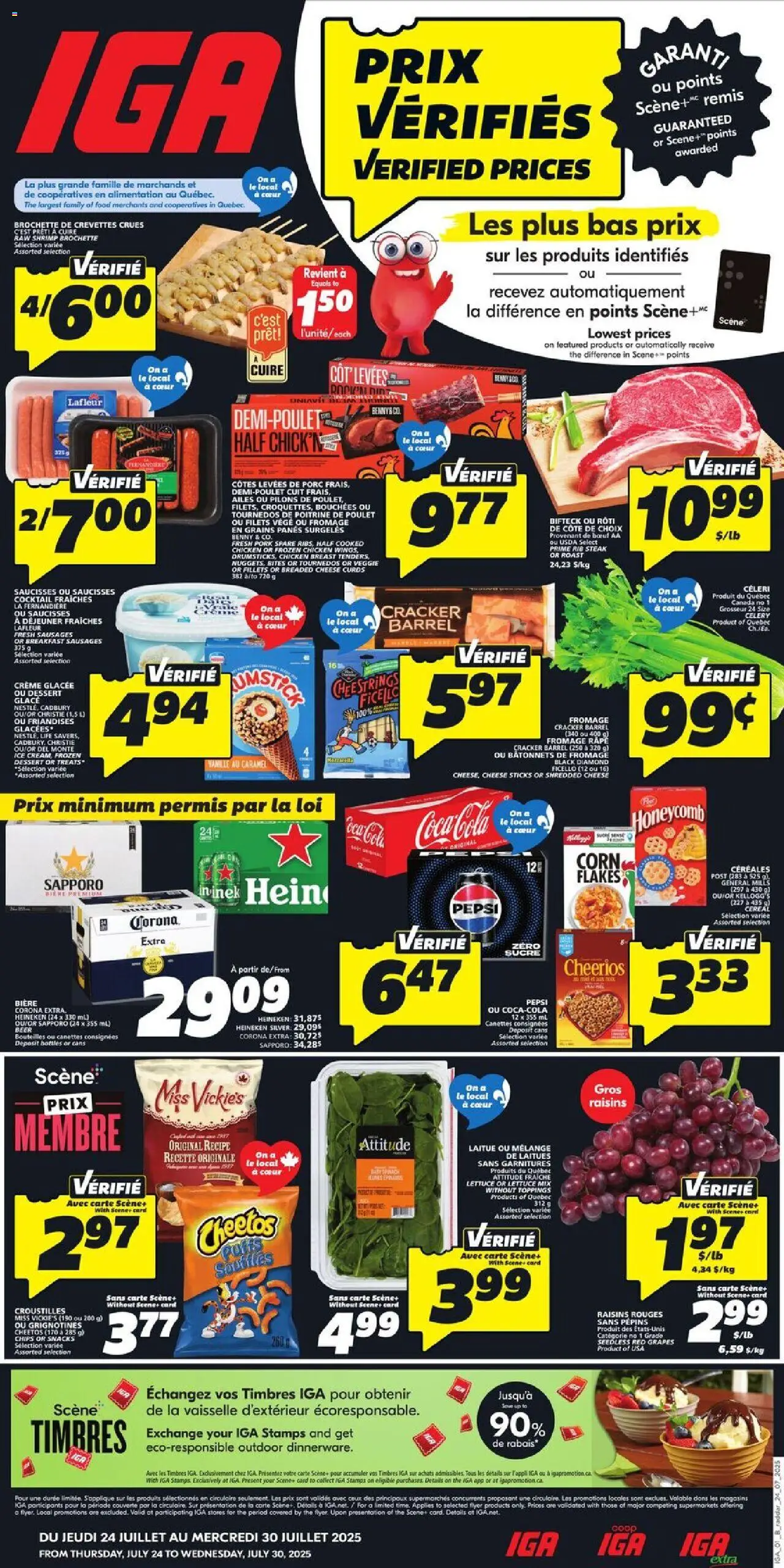 IGA flyer valid from Jul 24, 2025 - page number 1