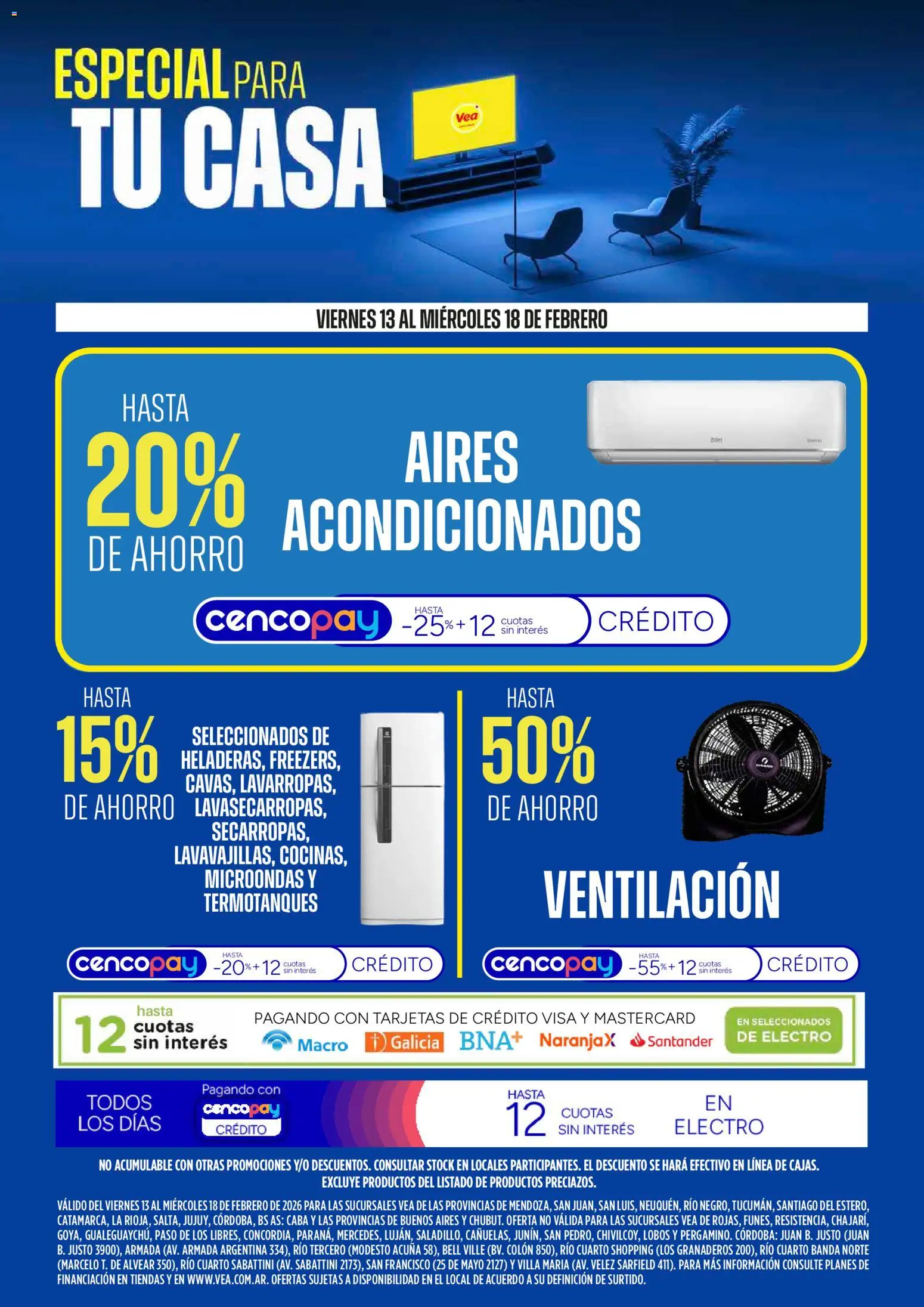 Vista previa del folleto de la tienda Vea válido desde el 13/02/2026 