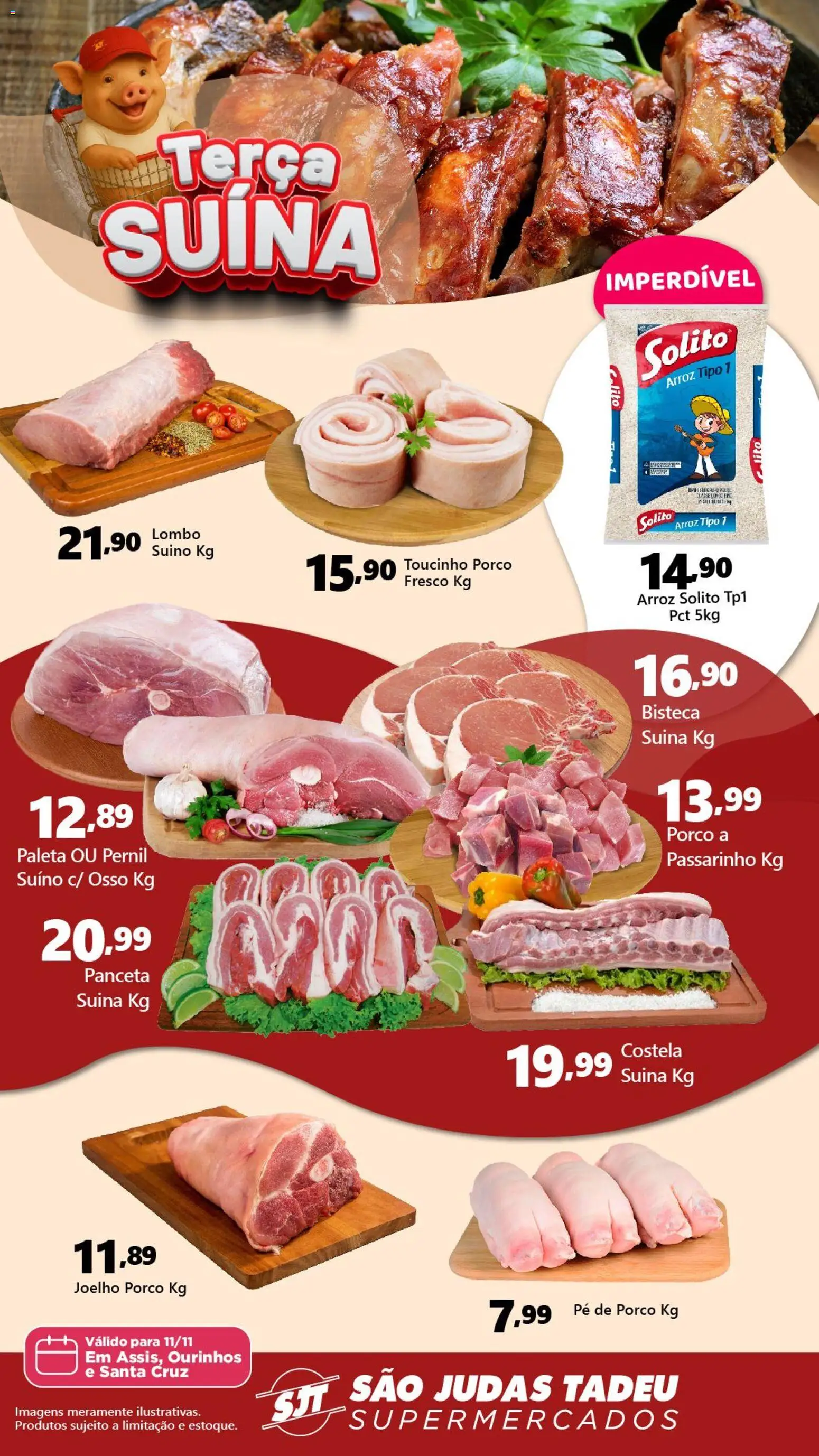 Pré-Visualização do folheto "Ofertas da semana" da loja São Judas Tadeu válido a partir de 11/11/2025