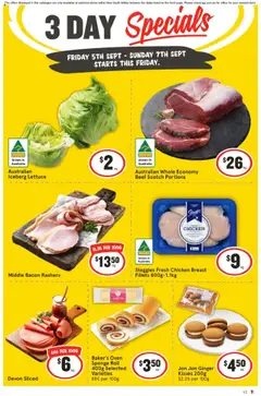 Preview of catalogue 3 Day Specials NSW from shop IGA valid 05/09/2025