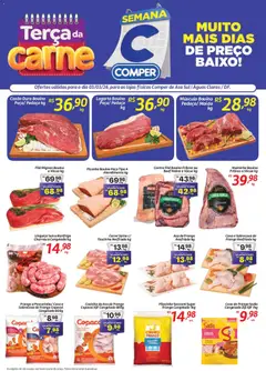 Pré-Visualização do folheto "Comper ofertas Terça da Carne" da loja Comper válido a partir de 03/03/2026