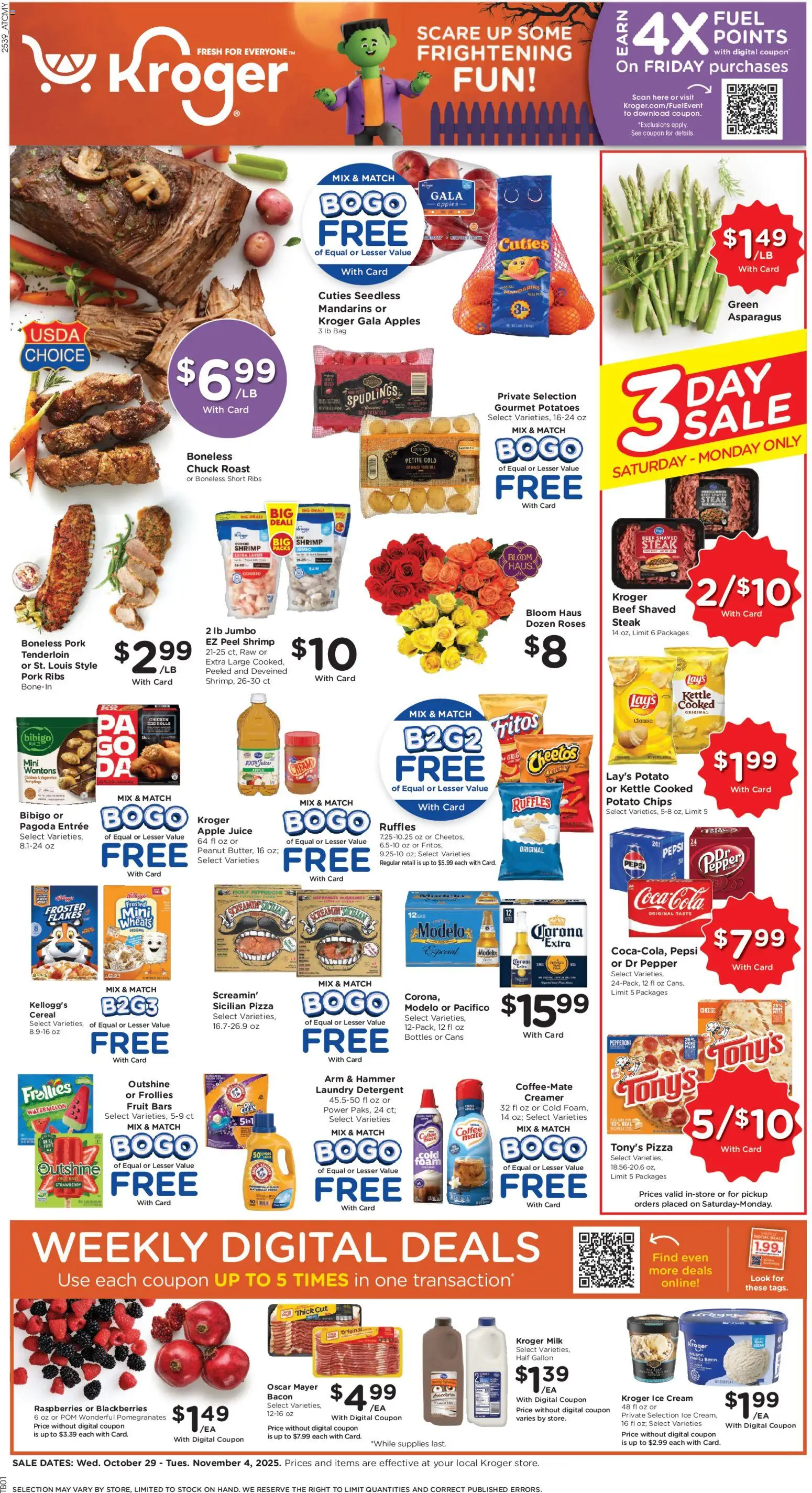 Ad Preview of Kroger Weekly Ad from 10/29/2025
