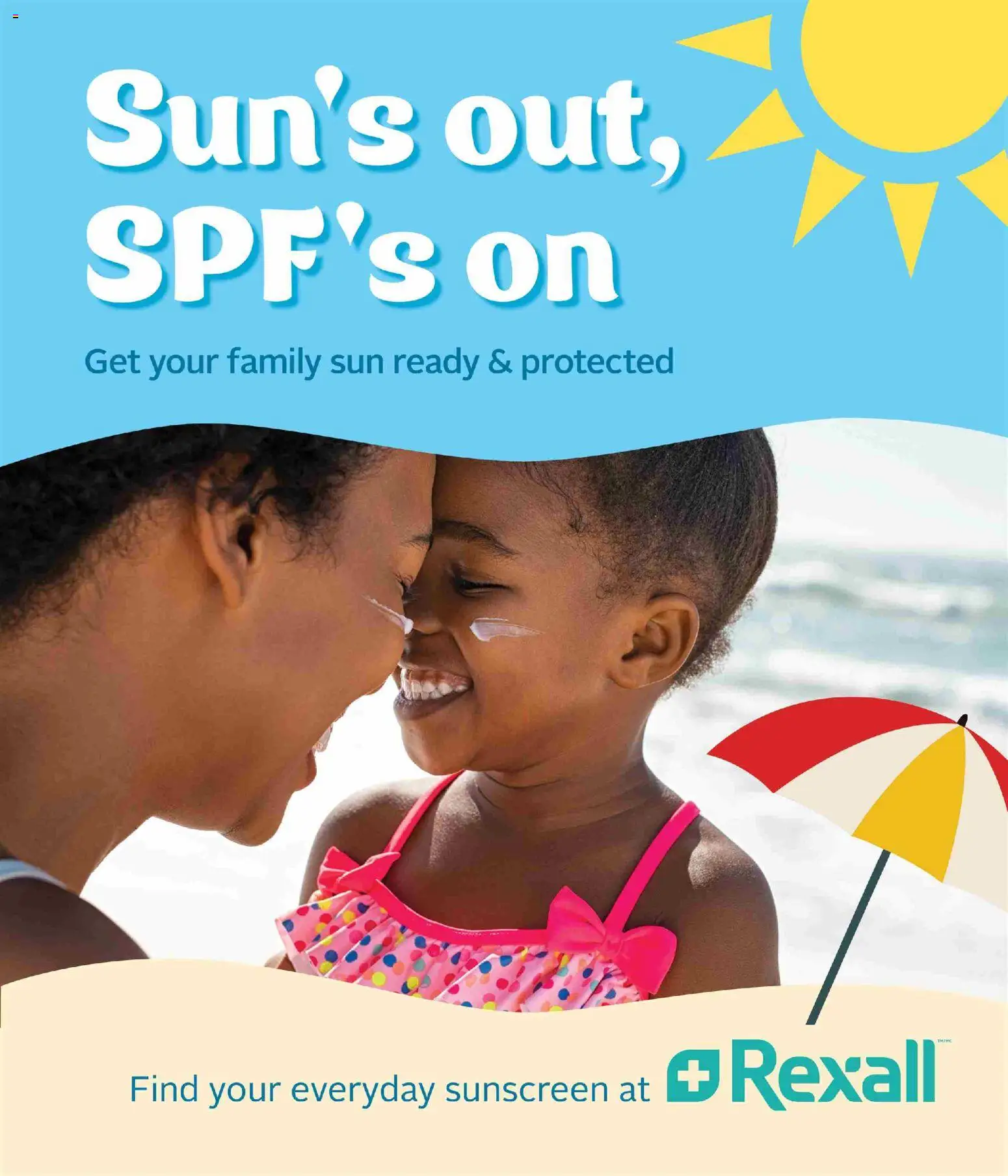 Preview of leaflet Rexall - Sun Care Specialty Book from shop Rexall is valid from Apr 10, 2026 - Sunscreen