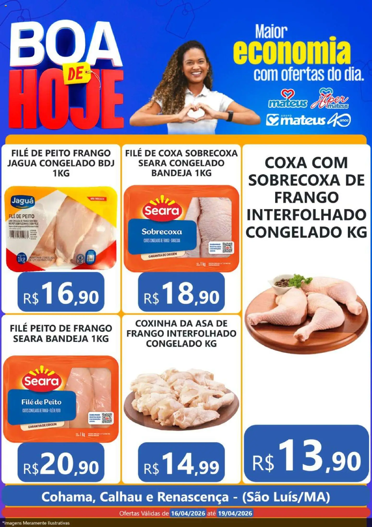 Pré-Visualização do folheto "Mateus ofertas Boa de Hoje" da loja Mateus válido a partir de 16/04/2026