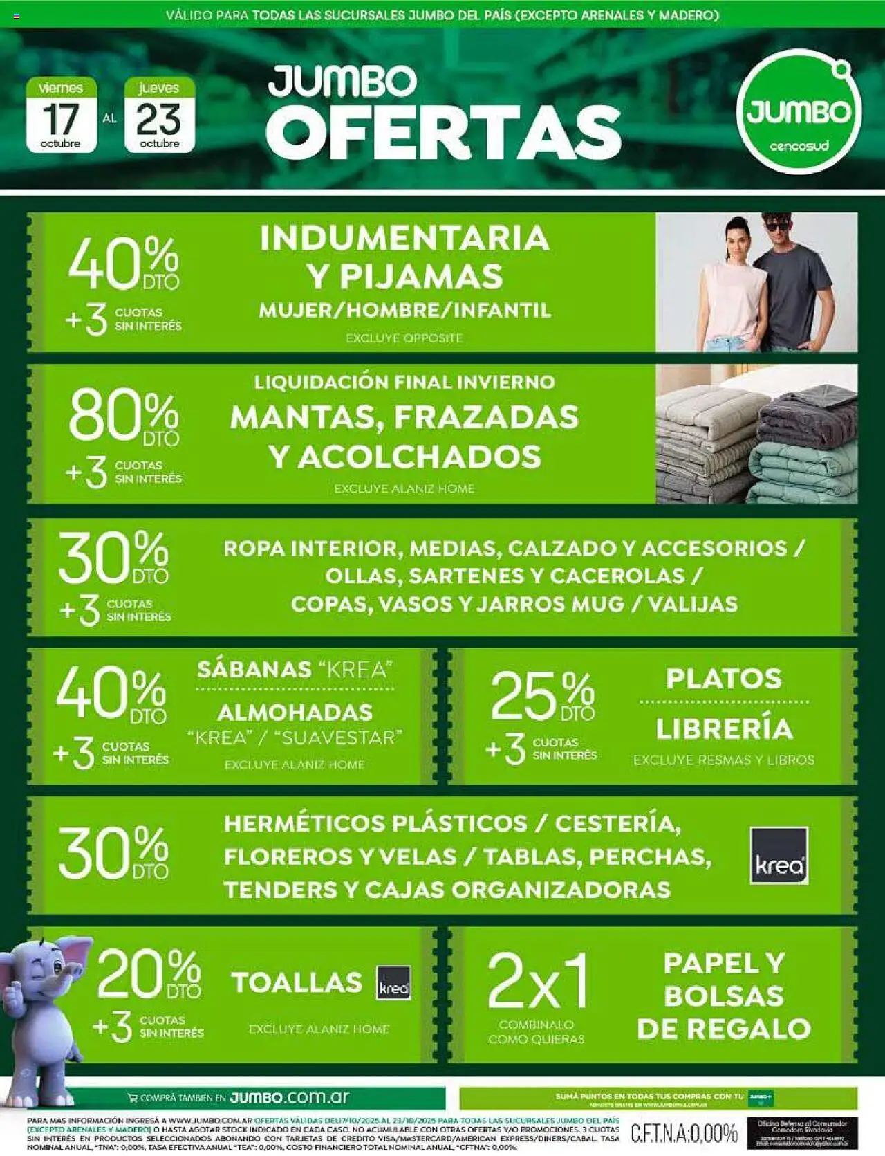 Jumbo Oferta | T. Libre & Textil del 17/10/2025 >> Catálogo
