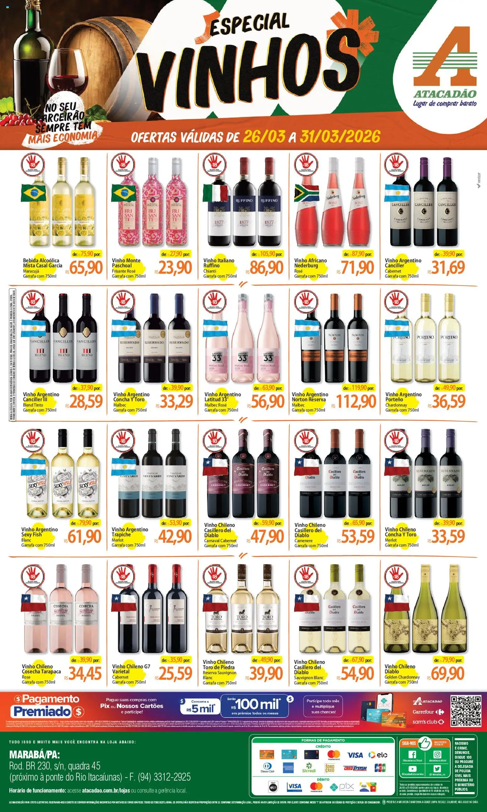 Pré-Visualização do folheto "Atacadão ofertas - PA" da loja Atacadão válido a partir de 26/03/2026