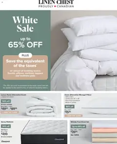 Preview of leaflet Flyer from shop Linen Chest is valid from Jul 23, 2025