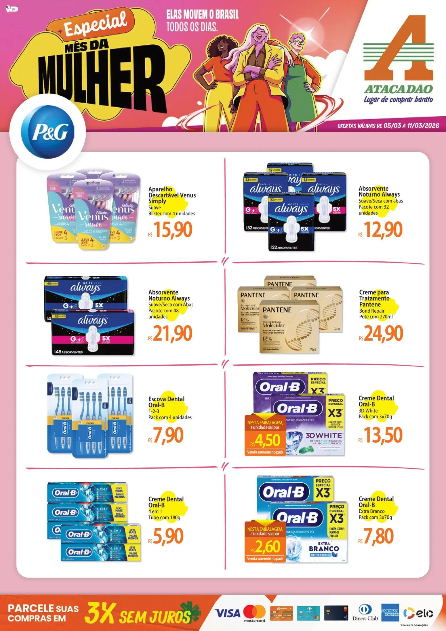 Pré-Visualização do folheto "Atacadão ofertas - SP" da loja Atacadão válido a partir de 05/03/2026