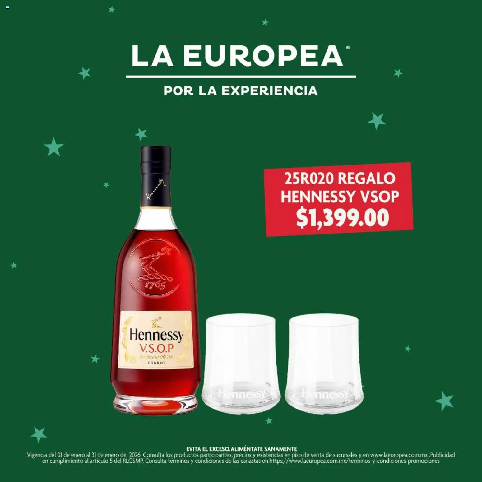 Vista previa las ofertas de la tienda La Europea - Catálogo Botellas pensadas para regalar grandes momentos desde el 01/01/2026 