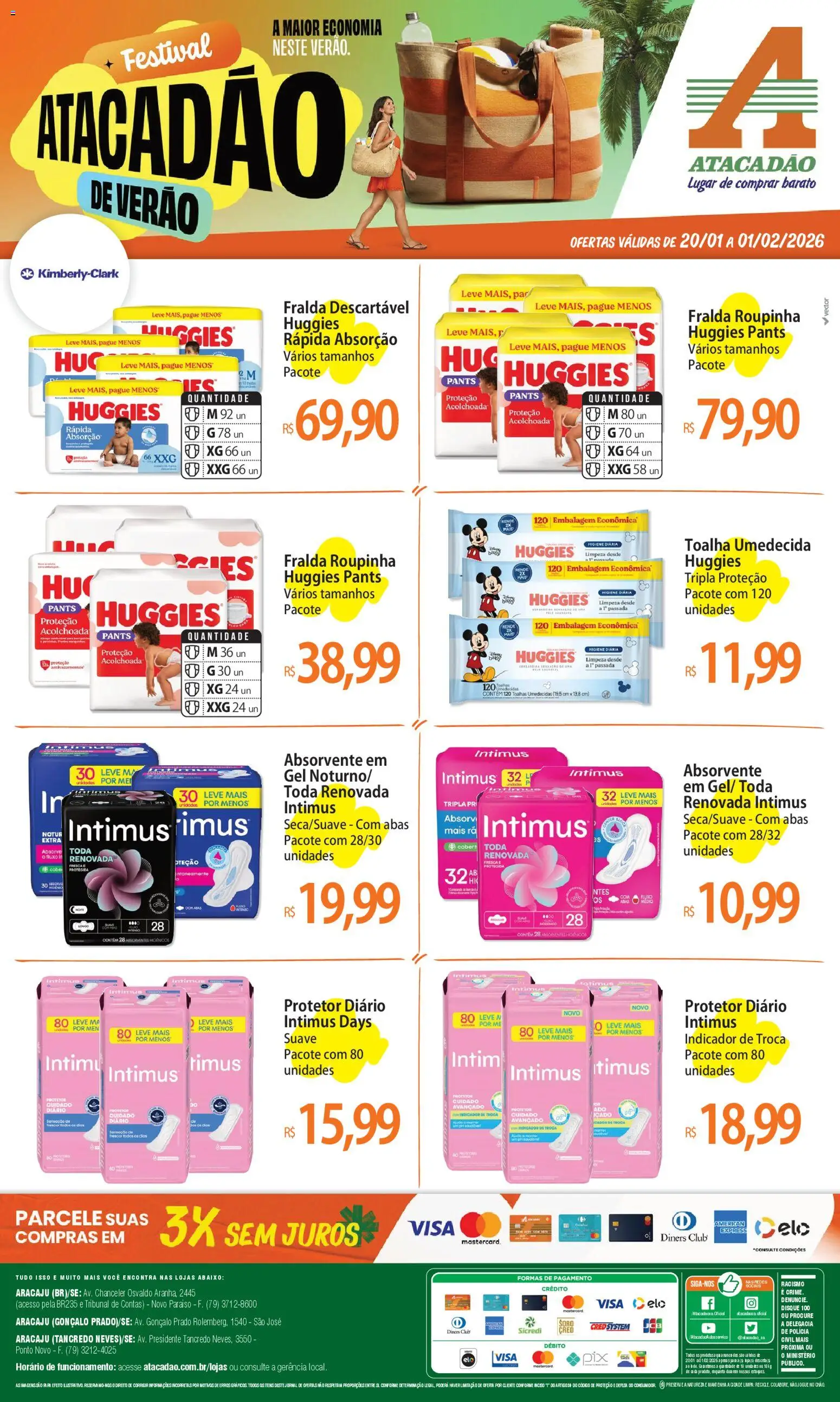 Pré-Visualização do folheto "Ofertas - SE" da loja Atacadão válido a partir de 20/01/2026