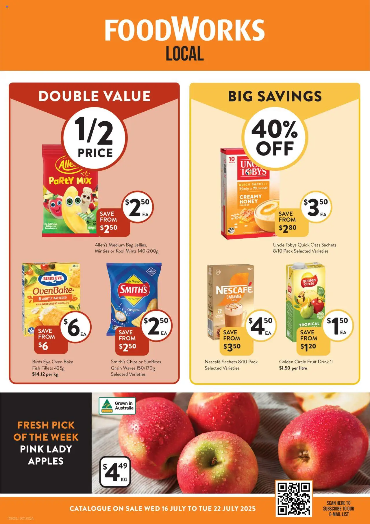 Foodworks catalogue valid from 16/07/2025 - page 1