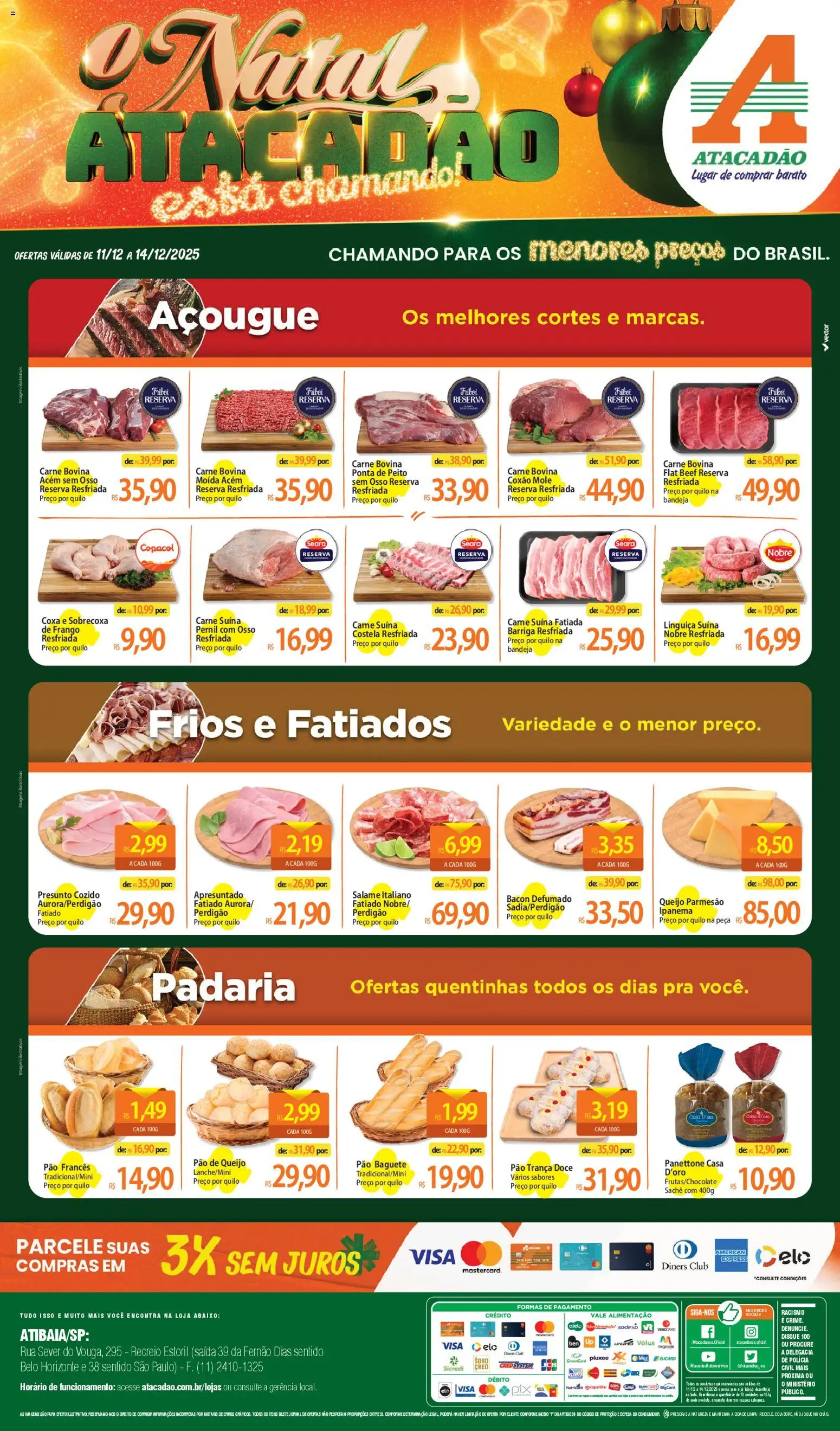 Pré-Visualização do folheto "Ofertas - SP" da loja Atacadão válido a partir de 11/12/2025