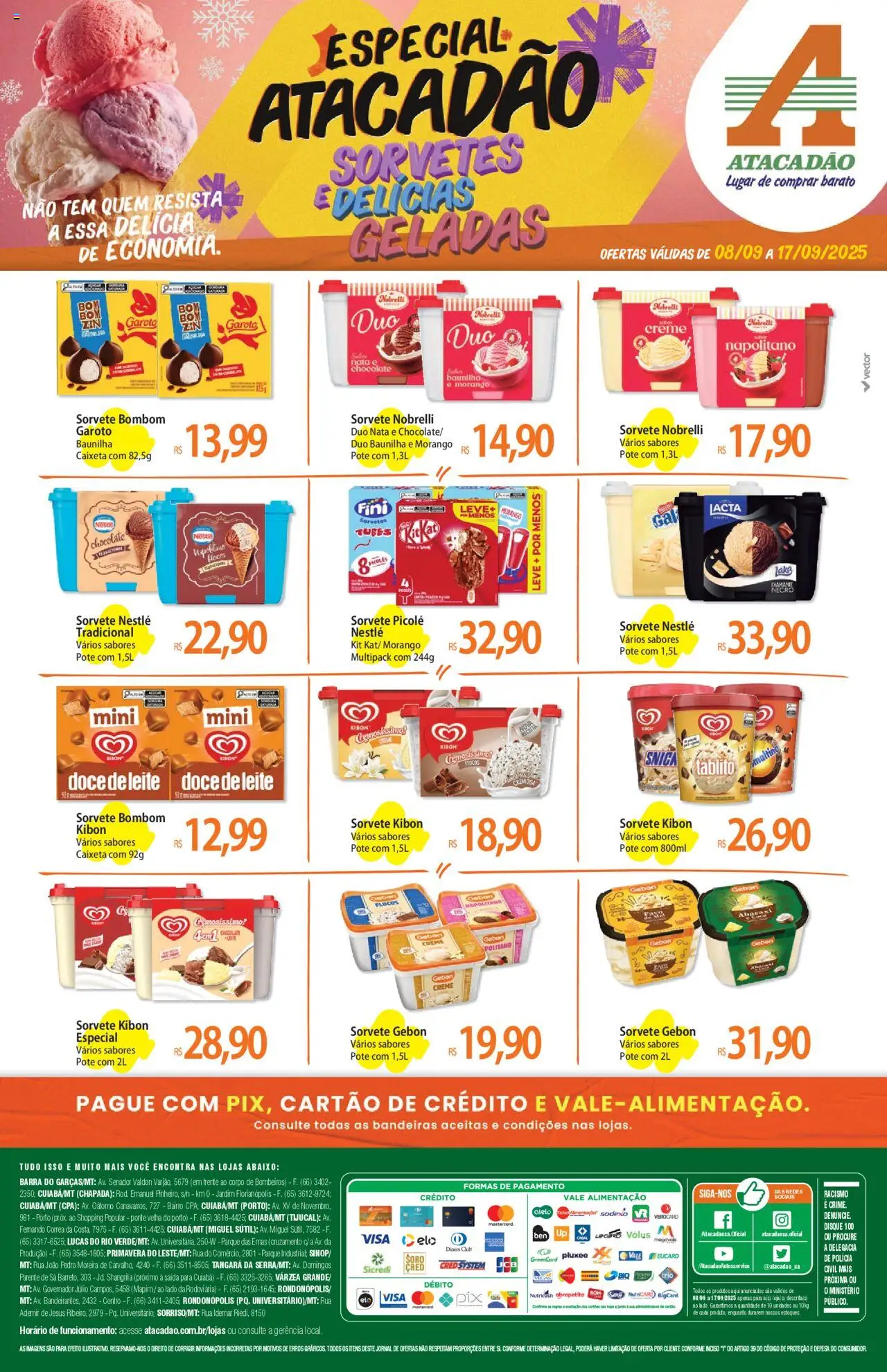 Atacadão folheto "Ofertas - MT" válido a partir de 08/09/2025 - número de página 1