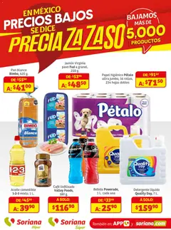 Vista previa las ofertas de la tienda Soriana - Preciazazaso Súper: Edo Mex, Gro, Hgo, Mor, Pue, Qto, Tlax, Ver desde el 18/11/2025 