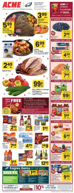 Ad Preview of Acme Weekly Ad from 11/07/2025