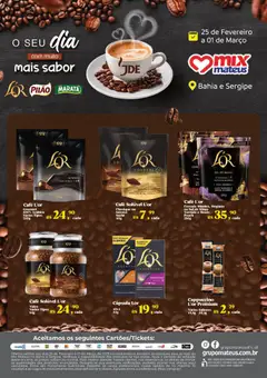 Pré-Visualização do folheto "Ofertas Festival do Café" da loja Mateus válido a partir de 25/02/2026