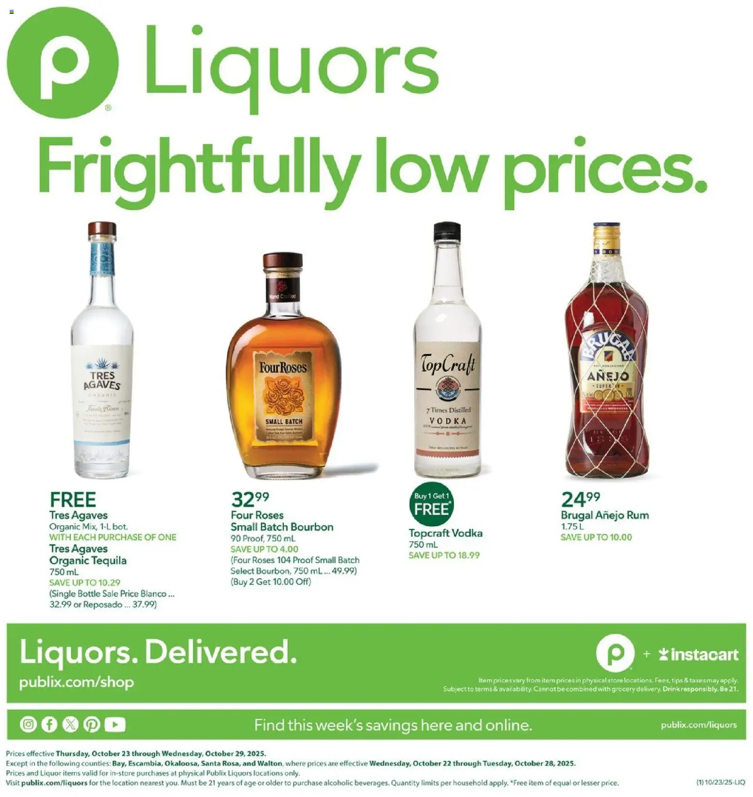 Publix Weekly ad from (10/23/2025) - Ad this week, Flyer - Page number 1