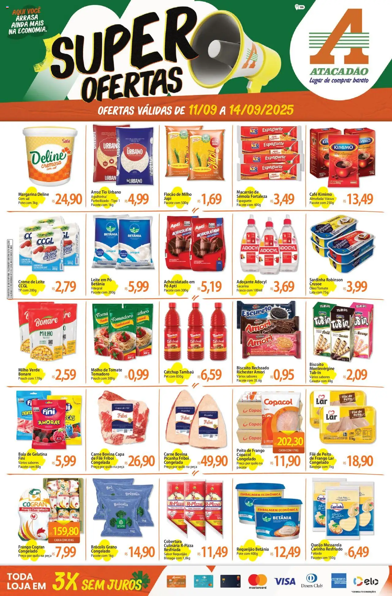 Atacadão folheto "Ofertas - MA" válido a partir de 11/09/2025 - número de página 1