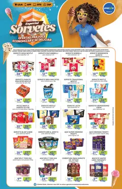 Pré-Visualização do folheto "Encarte Especial Sorvetes" da loja Prezunic válido a partir de 01/11/2025