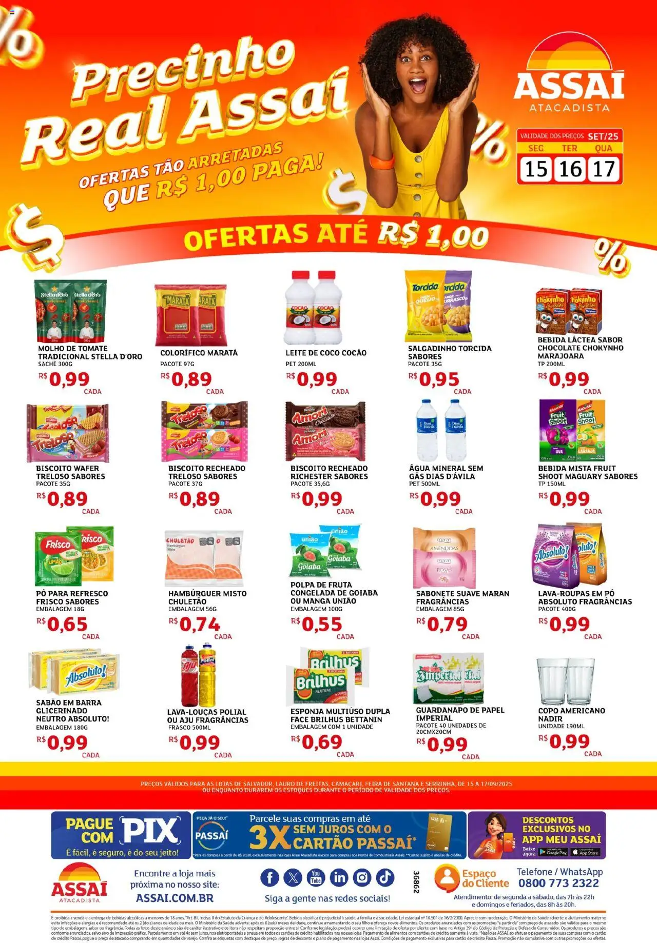 Assaí Atacadista folheto "Encarte - BA" válido a partir de 15/09/2025 - número de página 1