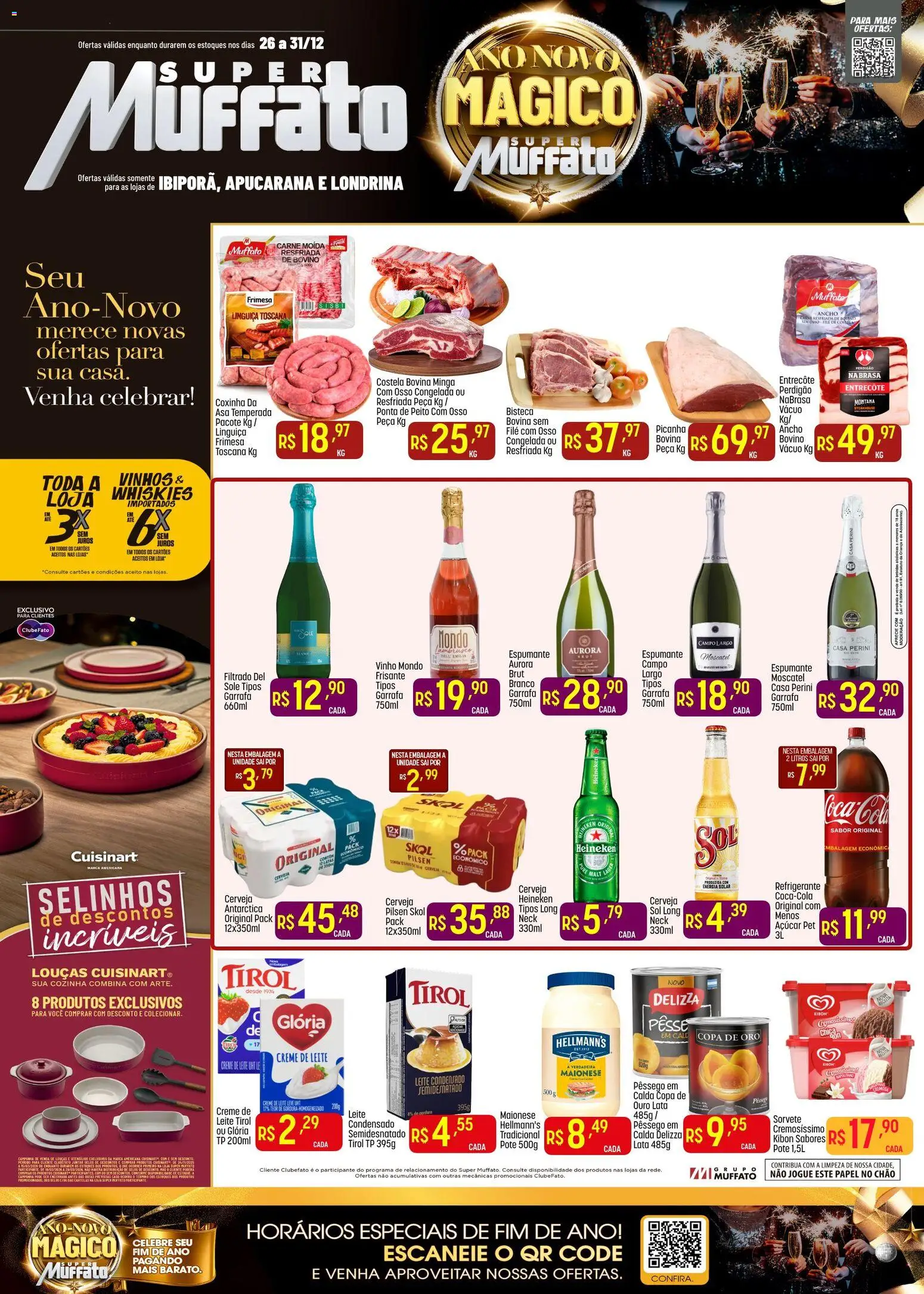Pré-Visualização do folheto "Ofertas da semana" da loja Super Muffato válido a partir de 26/12/2025