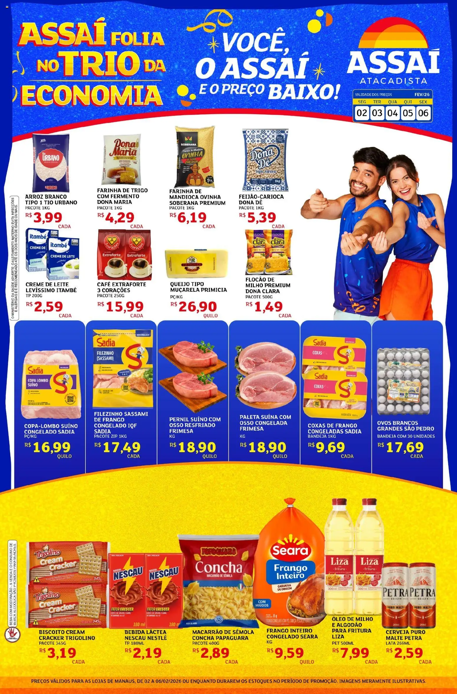 Pré-Visualização do folheto "Encarte - AM" da loja Assaí Atacadista válido a partir de 02/02/2026