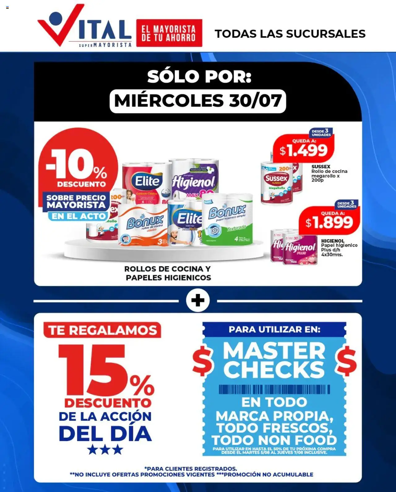 Vital Sólo por Miércoles del 30/07/2025 >> Catálogo