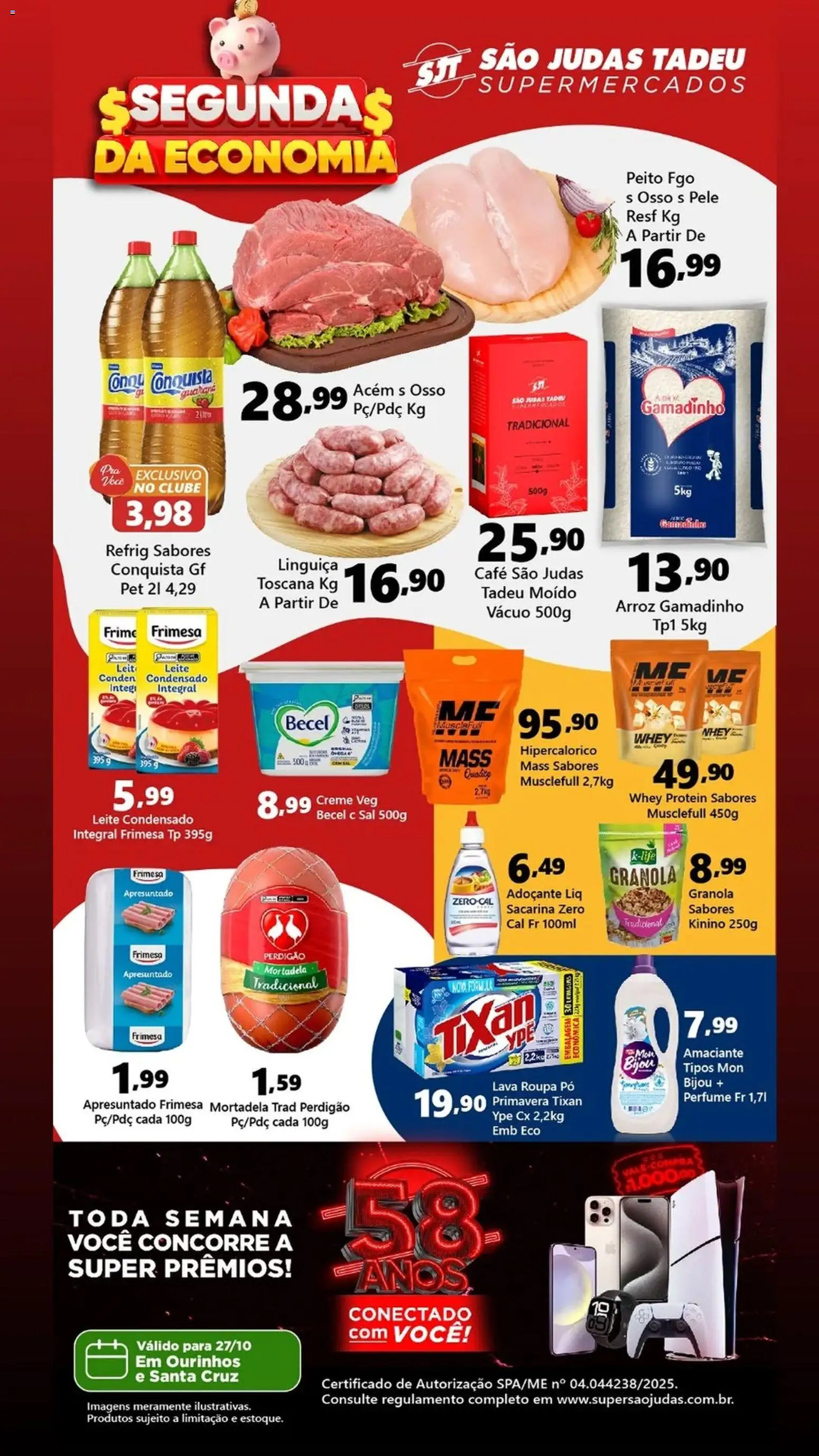 São Judas Tadeu folheto "Ofertas da semana" válido a partir de 27/10/2025 - número de página 1