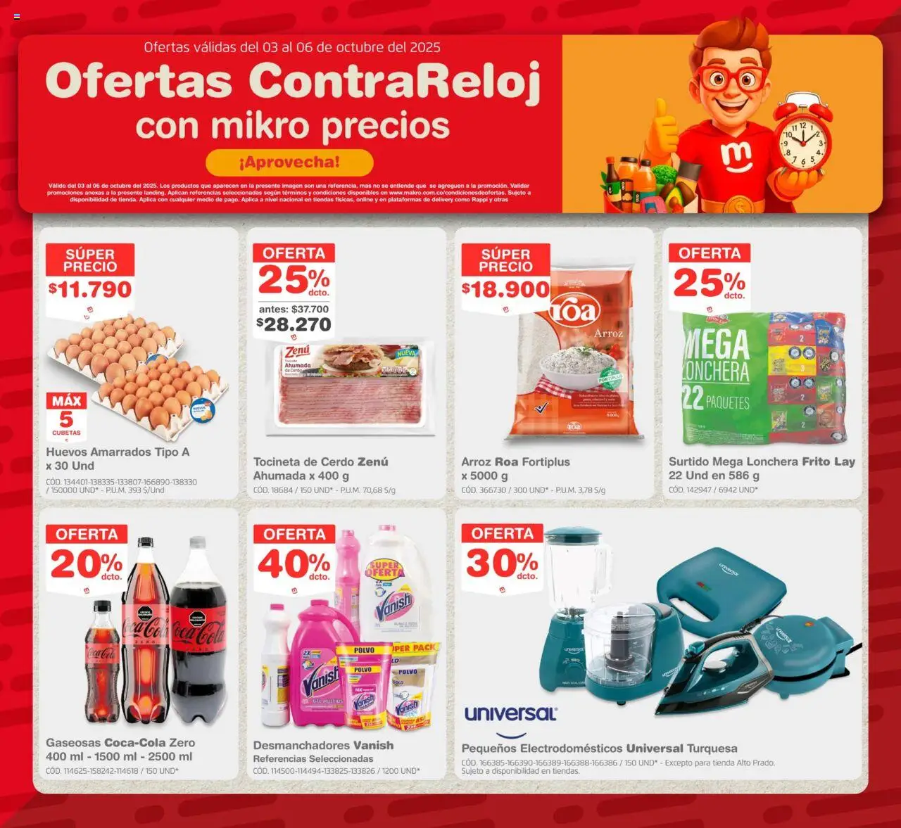 Makro Catálogo: 03/10/2025 - 06/10/2025 > Últimas Ofertas pagina numero 1